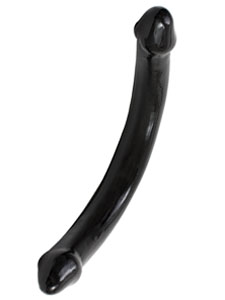 Giant Double Cock Black 29 Inch x 2.25 Inch