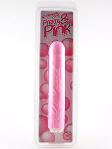 Pretty & Pink 10 Inch Vibrating Dong