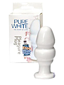 Pure White Pleasure Plug