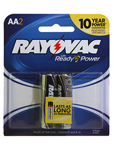 Alkaline Batteries - AA 2 Pack