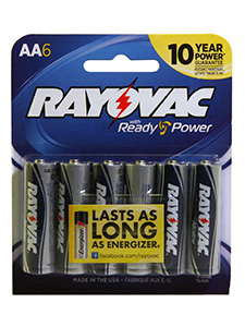 Alkaline Batteries - AA 6 Pack