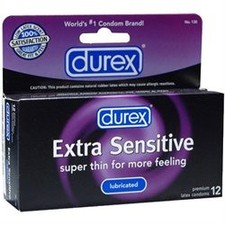 Durex - 12 pk Extra Sensitive Lubricated Condom