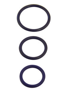 Spartacus Rubber Cock Ring Set