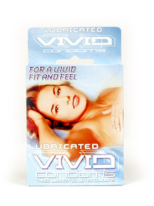 Vivid Lubricated Condom 3 Pack