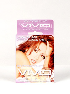 Vivid Extra Thin Condoms 3 Pack