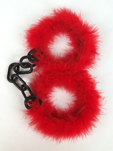 Feather Love Cuffs Red