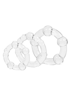 Silicone Island Rings Clear