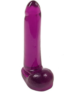 Smooth Cock And Balls Amethyst