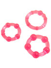 Silicone Island Rings Pink