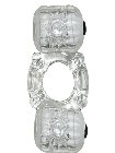 Macho Partners Pleasure Ring Clear Crystal Collection