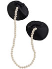 Playful In Pearls Satin & Pearls Pasties