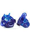 Crossbones Running Bull Single Bullet Cockring Blue