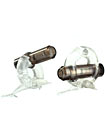 Crossbones Diving Dolphin Single Bullet Cockring Clear