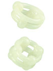 Island Rings Double Stackers Glow in the Dark
