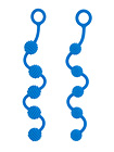 Posh Silicone O Beads Blue