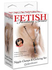 Nipple Clamps and Cockring Set Fetish Fantasy