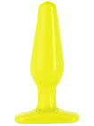 GLO Anal Plug Thick Yellow
