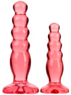 Crystal Jellies Anal Delight Trainer Kit Pink