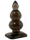 Gumdrops Butt Plug Triple Bubble Charcoal